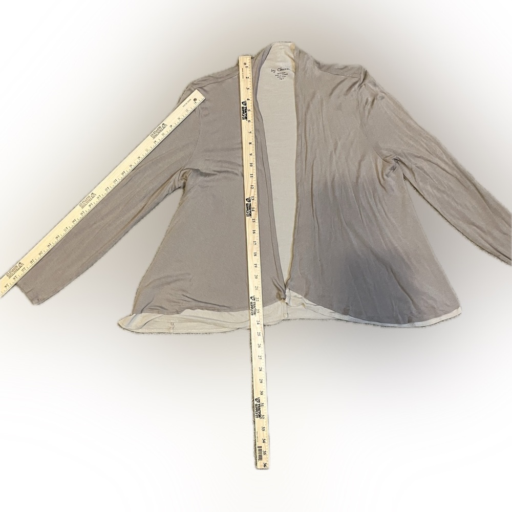 Chico’s Rayon Open Front Cardigan size L - Picture 6 of 13